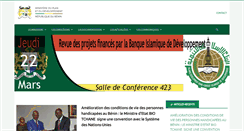Desktop Screenshot of developpement.bj